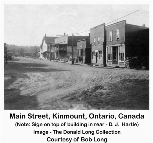 view of historic main st kinmount