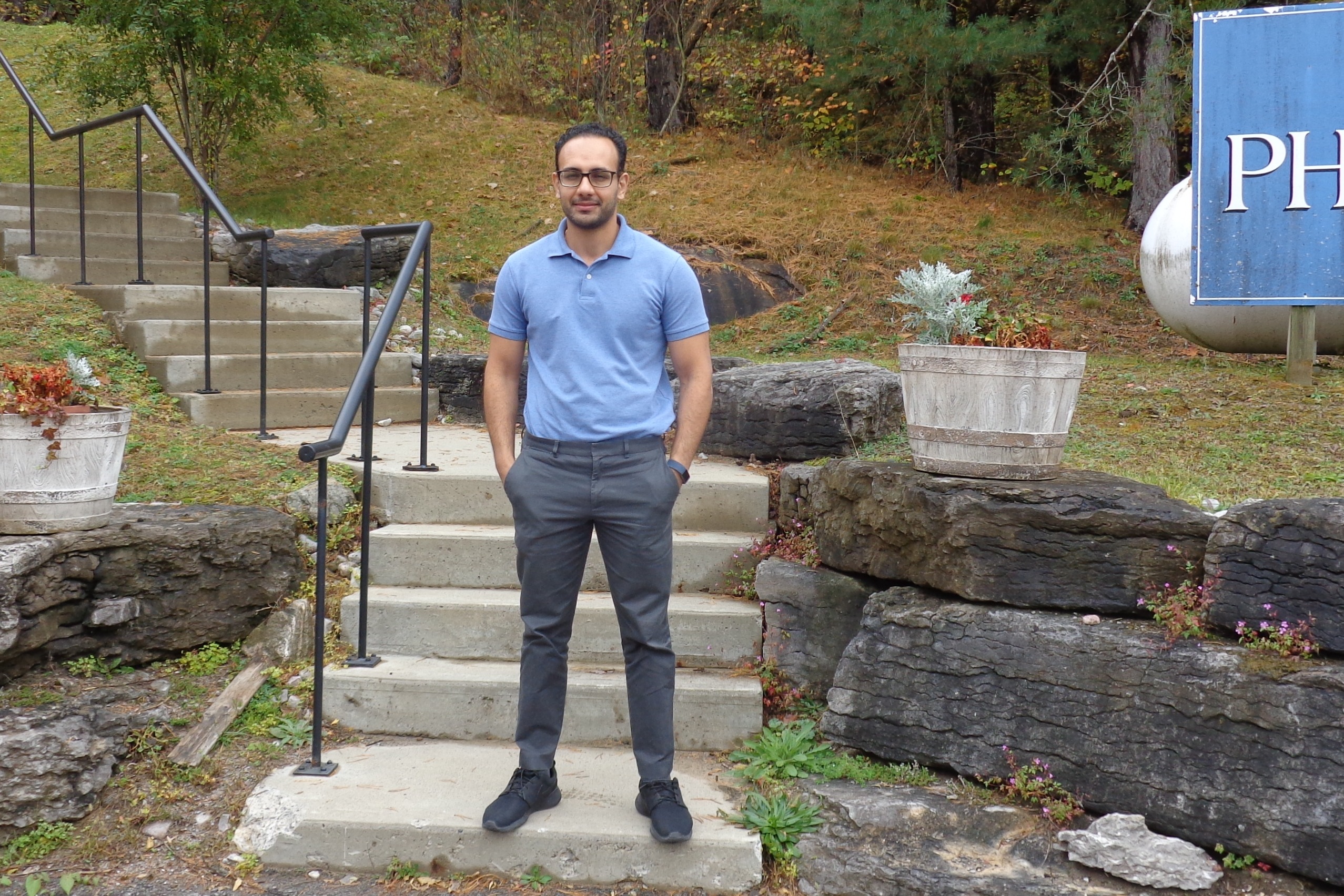 Sam Iskander, Pharmacist outside of KDHC