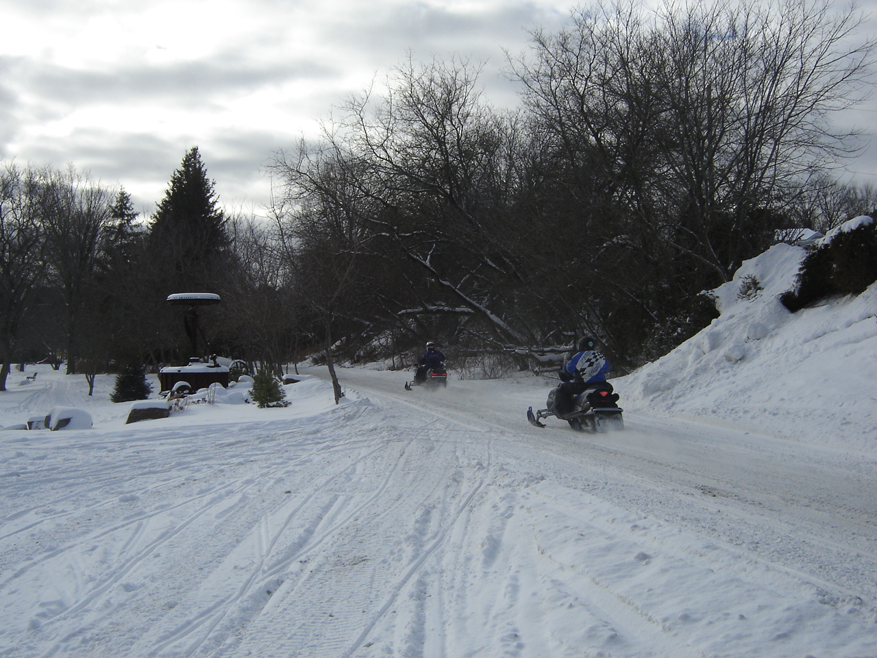 snowmobiling